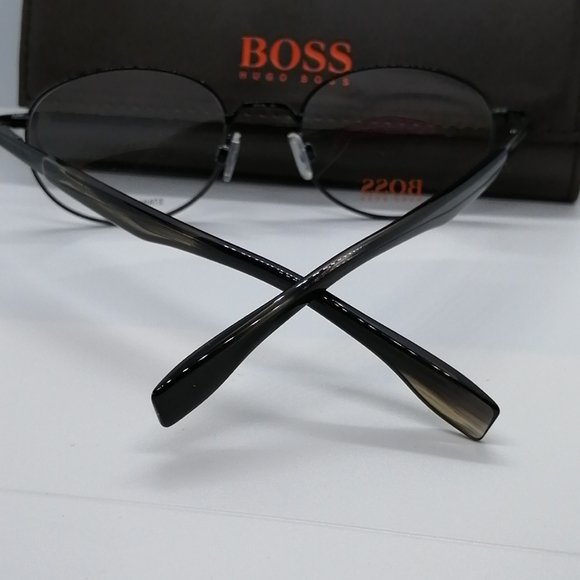 New/Authentic Eyeglass Hugo Boss Orange BO0208 BLK - Picture 5 of 8
